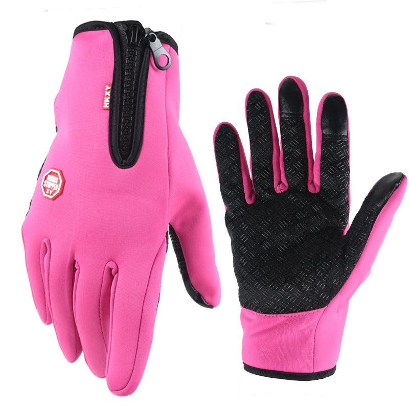 [Hometech] Ultra Thin Thermal Gloves, Unisex Touch Screen Winter Fleece Gloves