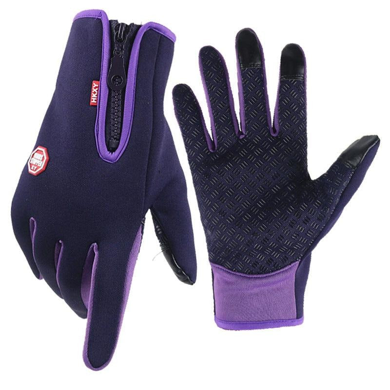 [Hometech] Ultra Thin Thermal Gloves, Unisex Touch Screen Winter Fleece Gloves