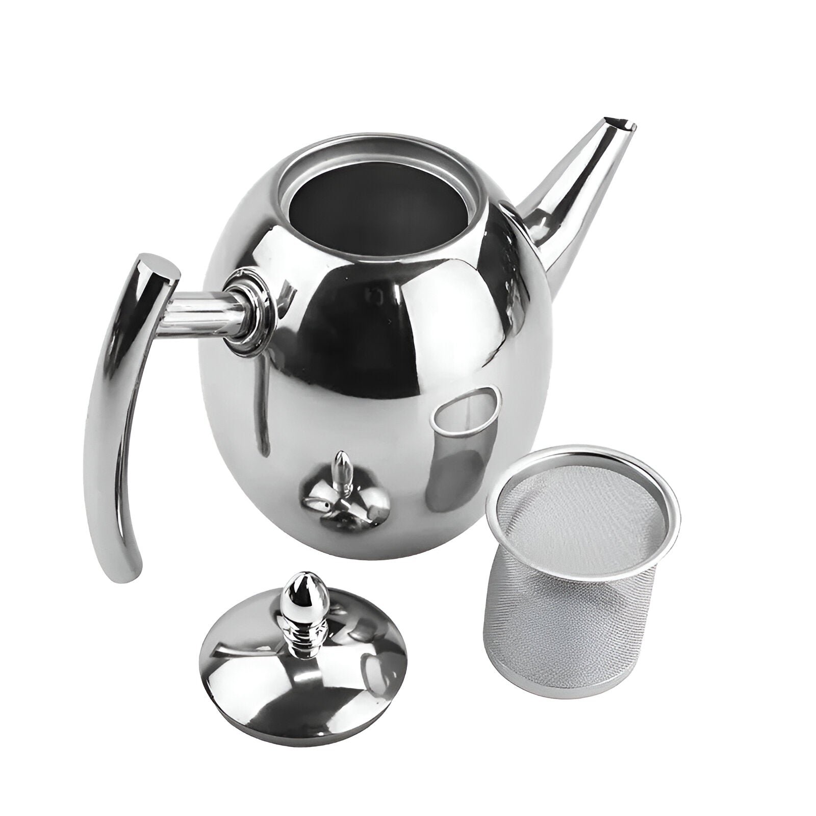 [Hometech] Elegant Stainless Steel Teapot