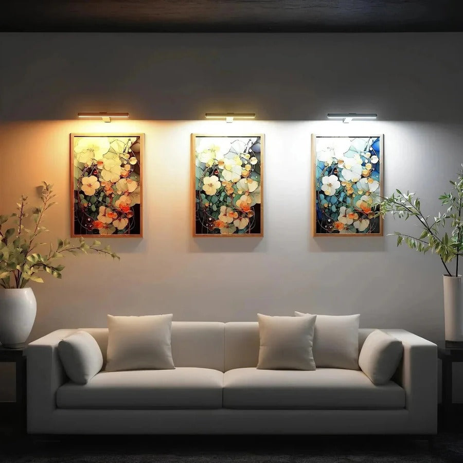 [Hometech] Wireless Rechargeable LED Wall Light for Artwork and Decor
