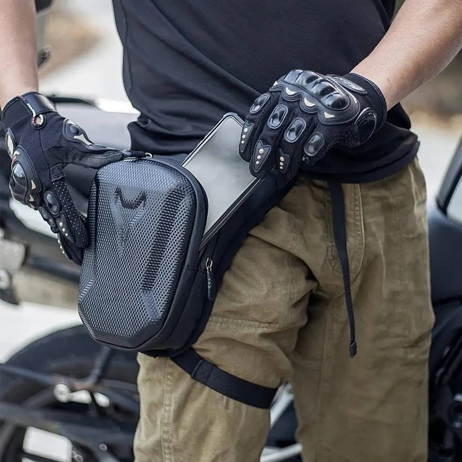 [Hometech] Motorcycle Leg Bag Waterproof with Secure Storage