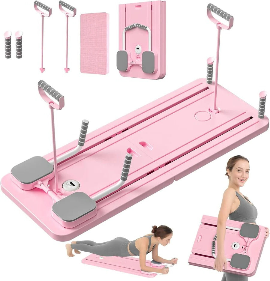 [Hometech] Foldable Pilates Reformer Board for Home & Travel