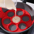 [Hometech] Non-Stick Aluminum Pancake Pan with Multiple Compartments, 15 in