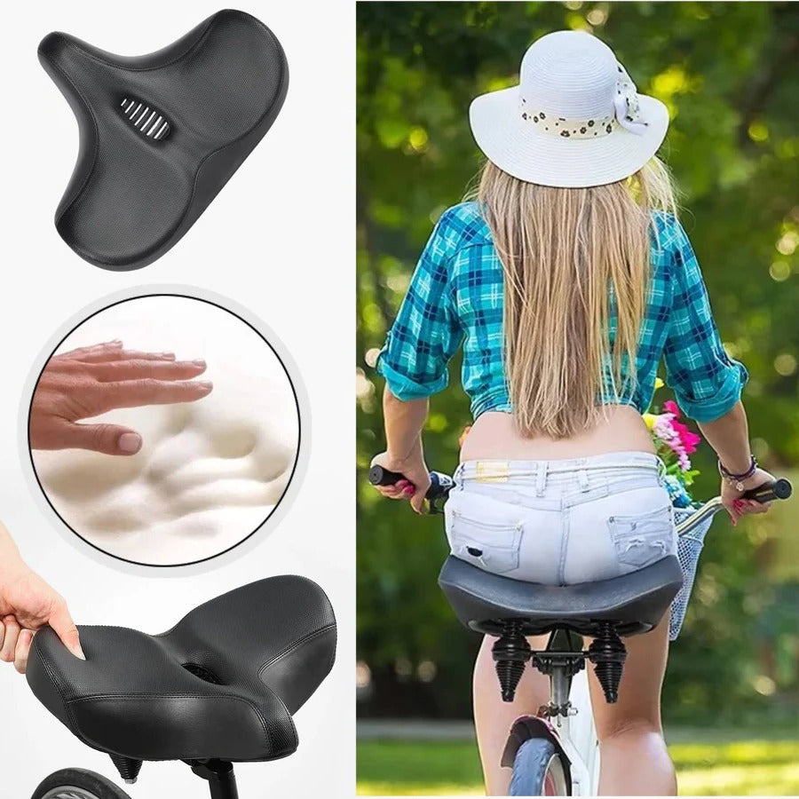 [Hometech] Memory Foam Bike Saddle with Ventilation for Long Rides