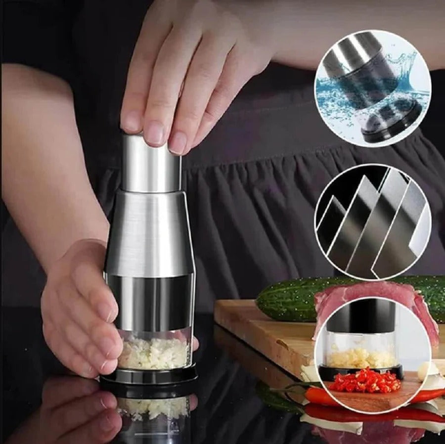 [Hometech] Manual Stainless Steel Food Chopper for Easy Meal Prep