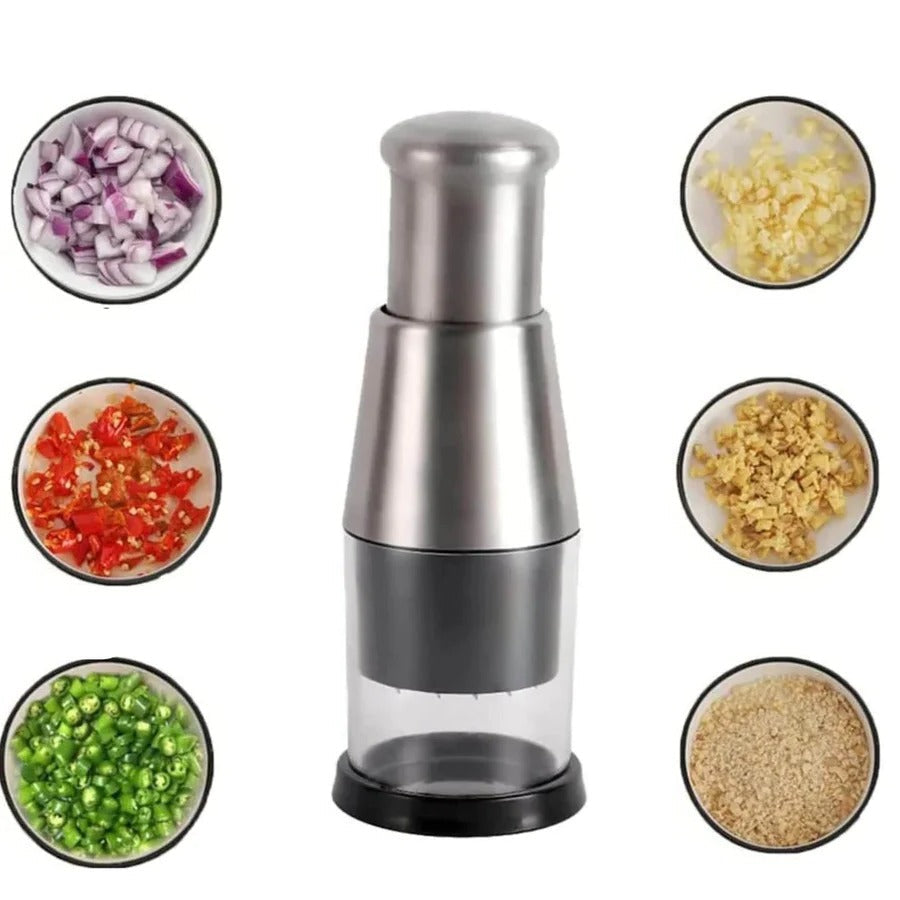 [Hometech] Manual Stainless Steel Food Chopper for Easy Meal Prep