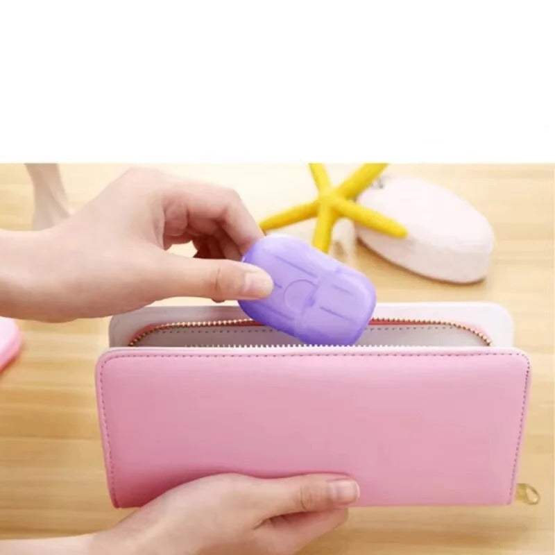 [Hometech] Pocket Soap Paper Sheets for Travel, Hiking & Camping