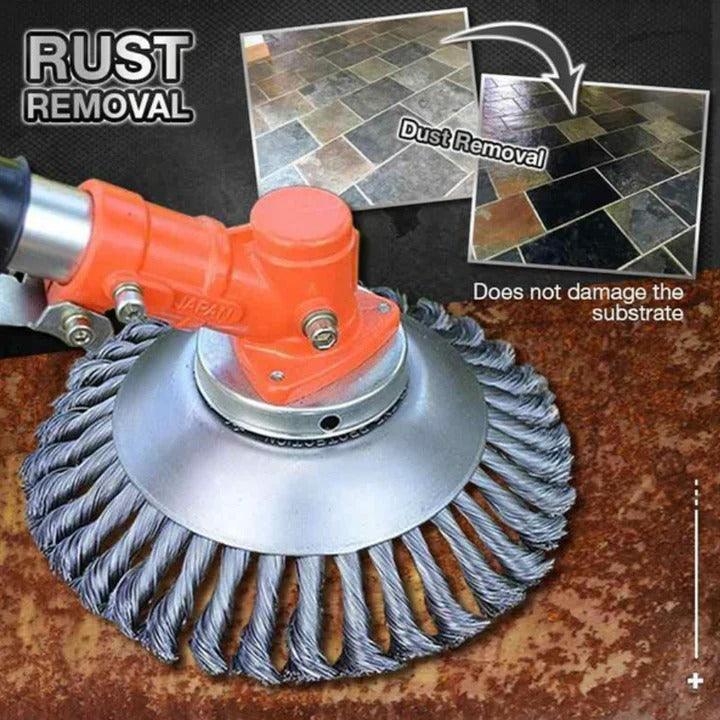 [Hometech] Steel Wire Weed Brush Attachment for Lawn Trimmer