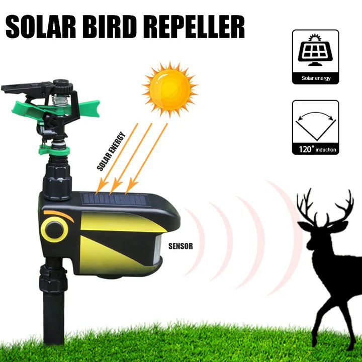 [Hometech] Solar Powered Motion Activated Sprinkler for Deer Repellent