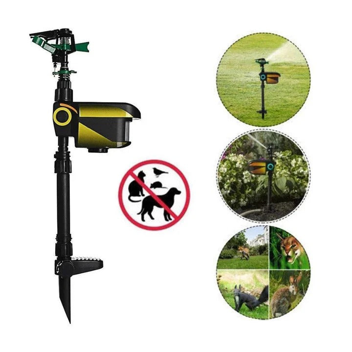 [Hometech] Solar Powered Motion Activated Sprinkler for Deer Repellent