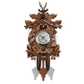 [Hometech] MDF Cuckoo Wall Clock with Carved-Style Details