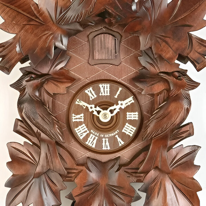 [Hometech] MDF Cuckoo Wall Clock with Carved-Style Details