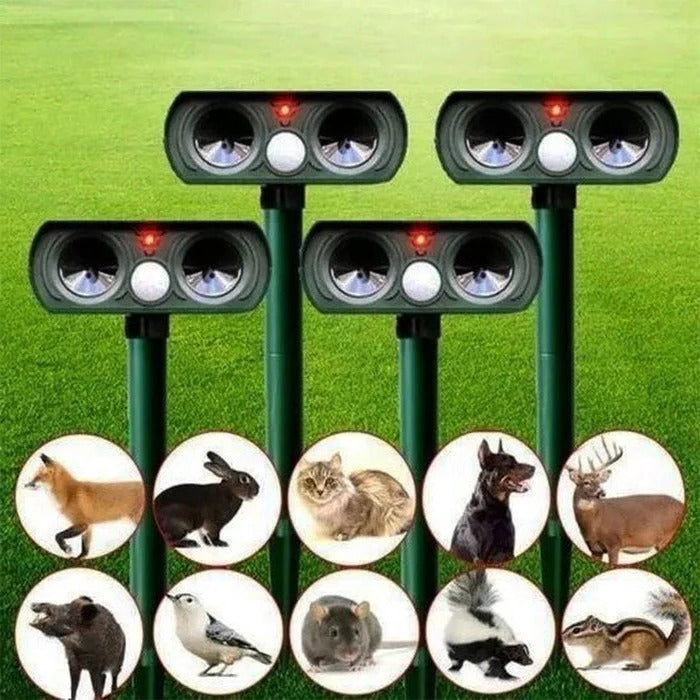 [Hometech] Infrared Motion Activated Solar Animal Repeller for Garden Protection