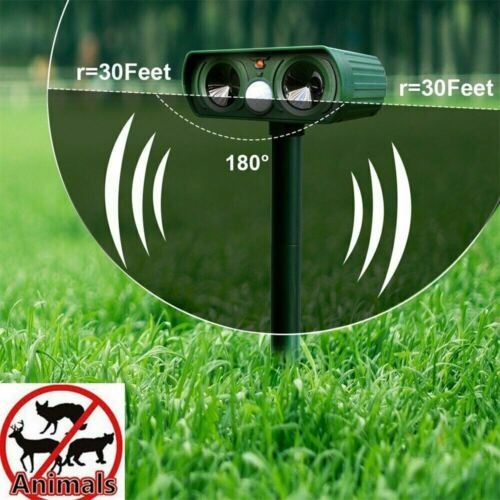 [Hometech] Infrared Motion Activated Solar Animal Repeller for Garden Protection