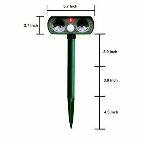 [Hometech] Infrared Motion Activated Solar Animal Repeller for Garden Protection