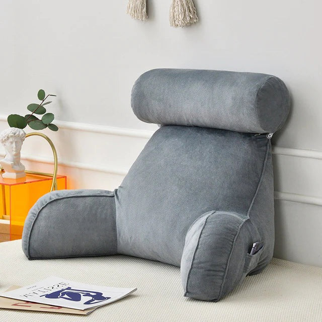 [Hometech] Comfortable Reading Pillow with Armrests for Bed and Sofa