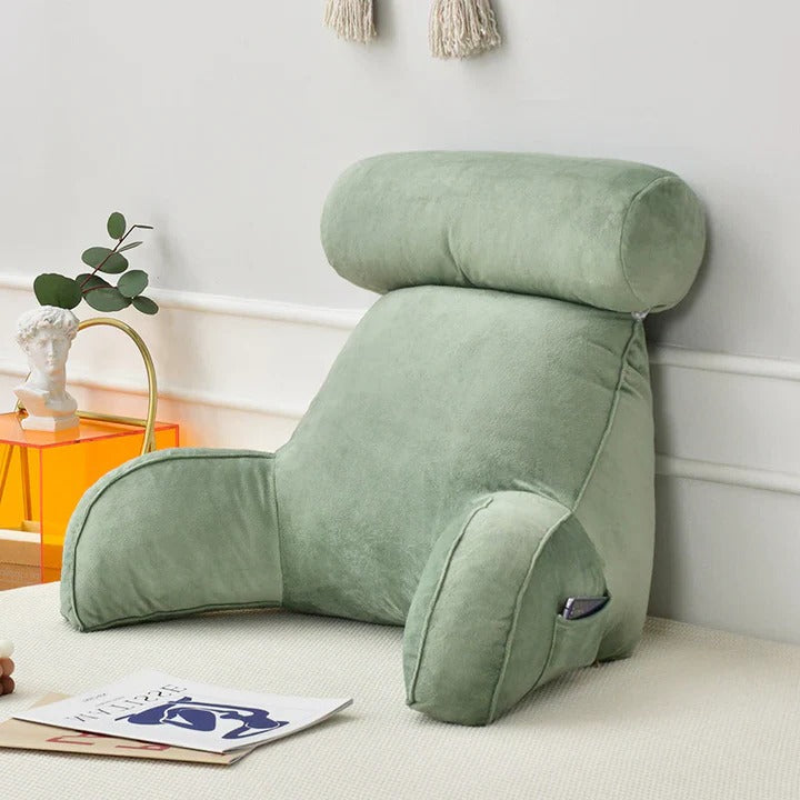 [Hometech] Comfortable Reading Pillow with Armrests for Bed and Sofa