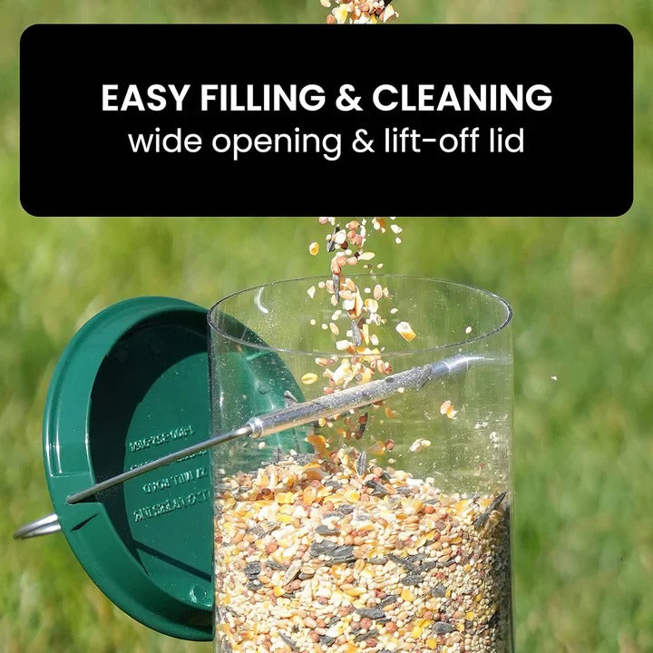 [Hometech] Weather Resistant Squirrel Proof Bird Feeder for Outdoor Use