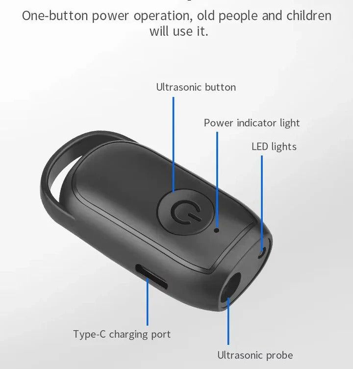 [Hometech] Portable Ultrasonic Dog Repellent Device for Outdoor Use