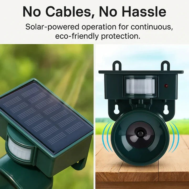 [Hometech] Automatic Motion Sensor Bird Repellent Device for Yard Protection