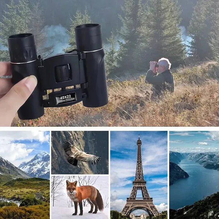 [Hometech] High Definition 40x22 Compact Binoculars for Hunting and Camping
