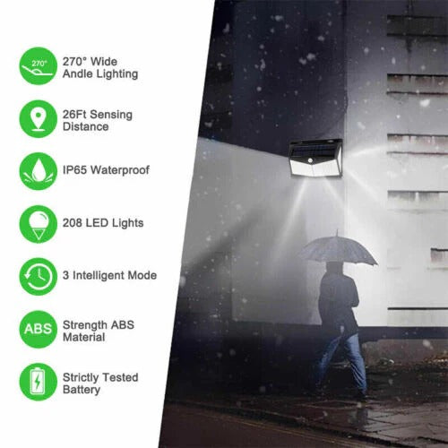 [Hometech] Bright LED Solar Light for Driveway and Garden Pathways