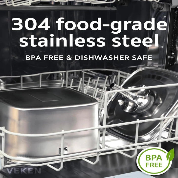 [Hometech] Automatic Stainless Steel Pet Water Fountain for Cats and Dogs