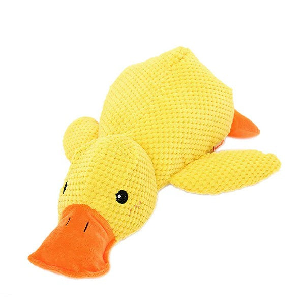 [Hometech] Soft Plush Duck Toy – Comforting Play Companion for Dogs