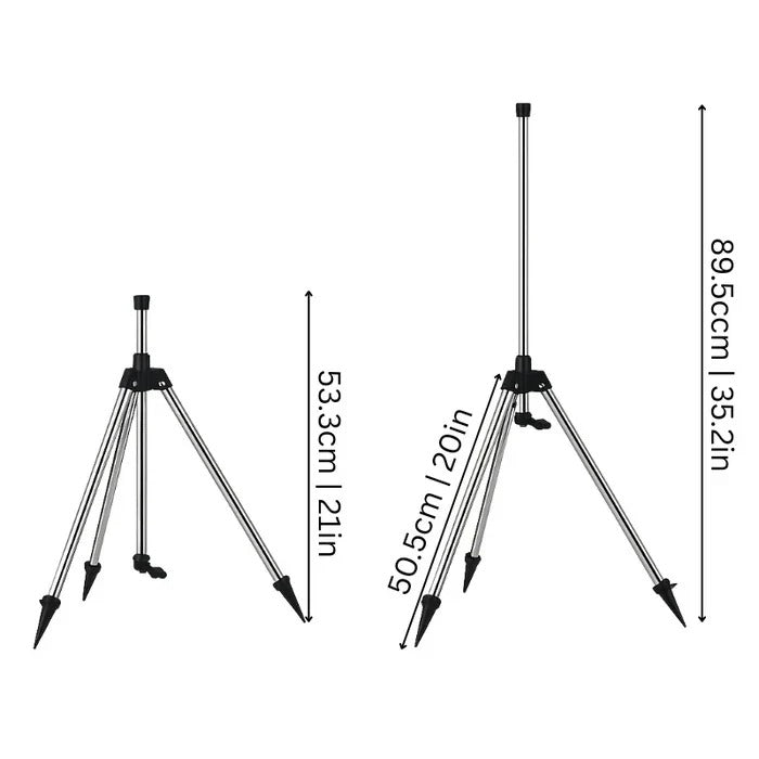 [Hometech] Adjustable Rotating Tripod Sprinkler with High Pressure Water Flow