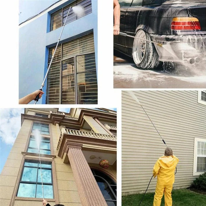 [Hometech] Telescoping Pressure Washer Wand Kit – Fits 4000 PSI Systems