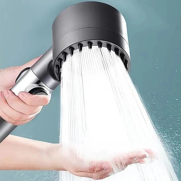 [Hometech] Power Rinse Shower Head with High-Pressure, Easy-Mount Water Saver
