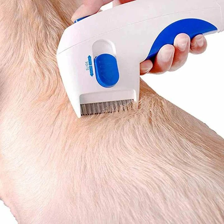 [Hometech] Electric Pet Grooming Comb, Gentle Care for Dogs and Cats