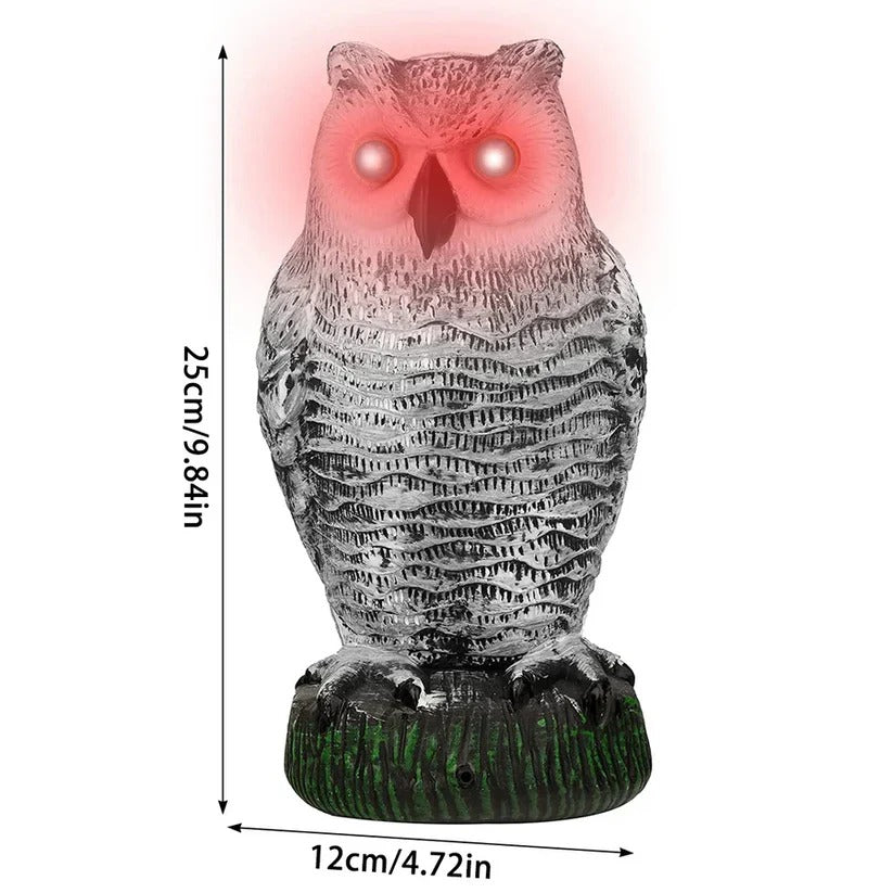 [Hometech] Decorative Hanging Owl Decoy – Helps Deter Birds