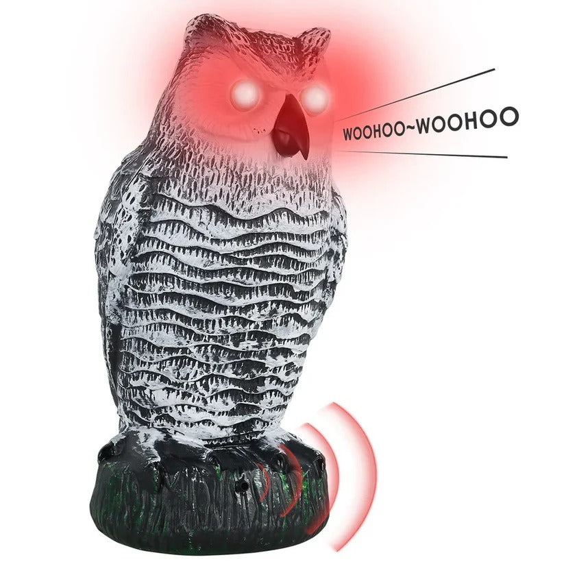 [Hometech] Decorative Hanging Owl Decoy – Helps Deter Birds