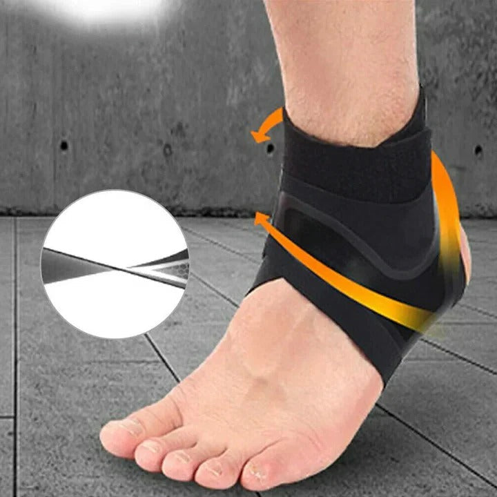 [Hometech] Adjustable Ankle Support Wrap - Compression Sleeve for Stability