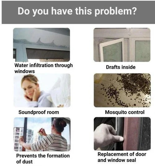 [Hometech] Weatherproof Door Seal – Self-Adhesive Strip for Home Insulation