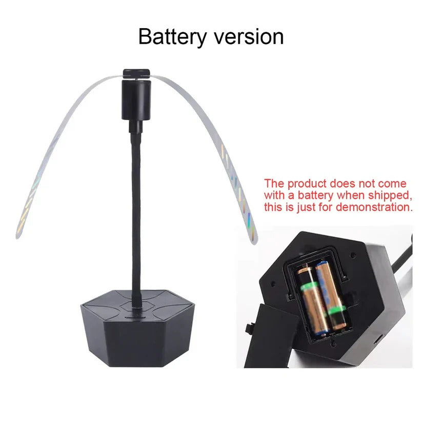 [Hometech] Battery Powered Fly Deterrent Fan for Picnic Tables