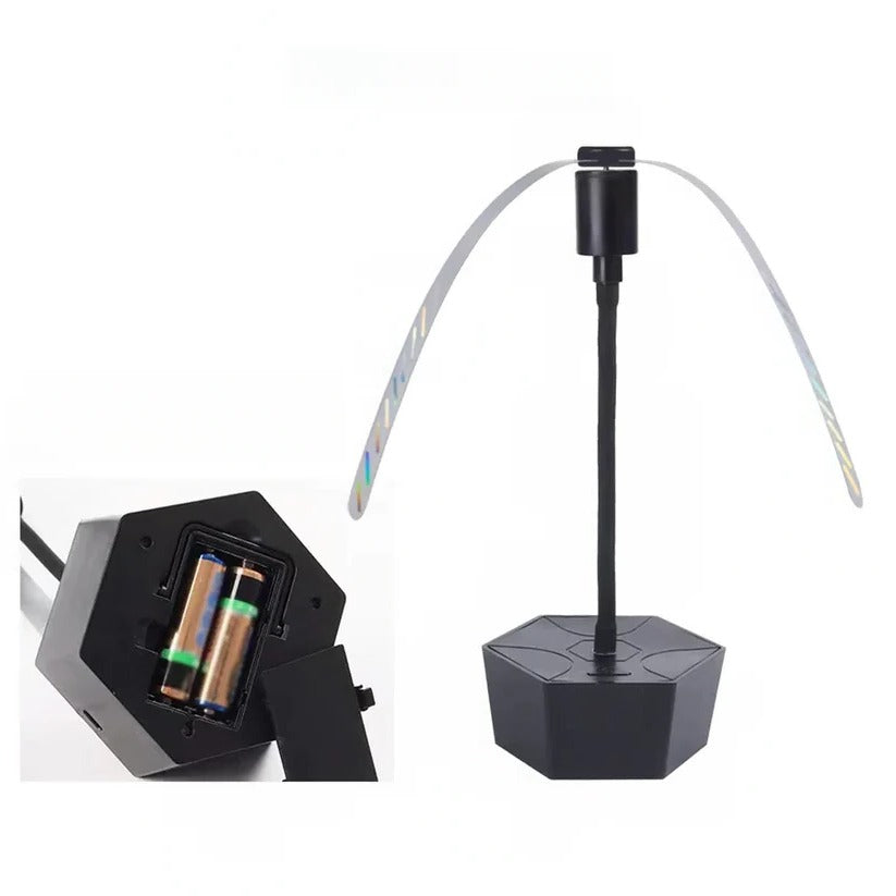 [Hometech] Battery Powered Fly Deterrent Fan for Picnic Tables