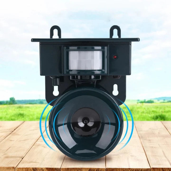 [Hometech] Outdoor Solar-Powered Motion-Activated Bird Deterrent Sound Device