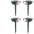[Hometech] Ultrasonic Deer Repeller, Pack of 4 Solar Powered Repellers