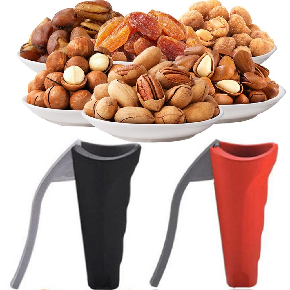 [Hometech] Stainless Steel Nutcracker Tool with Non-Slip Handles