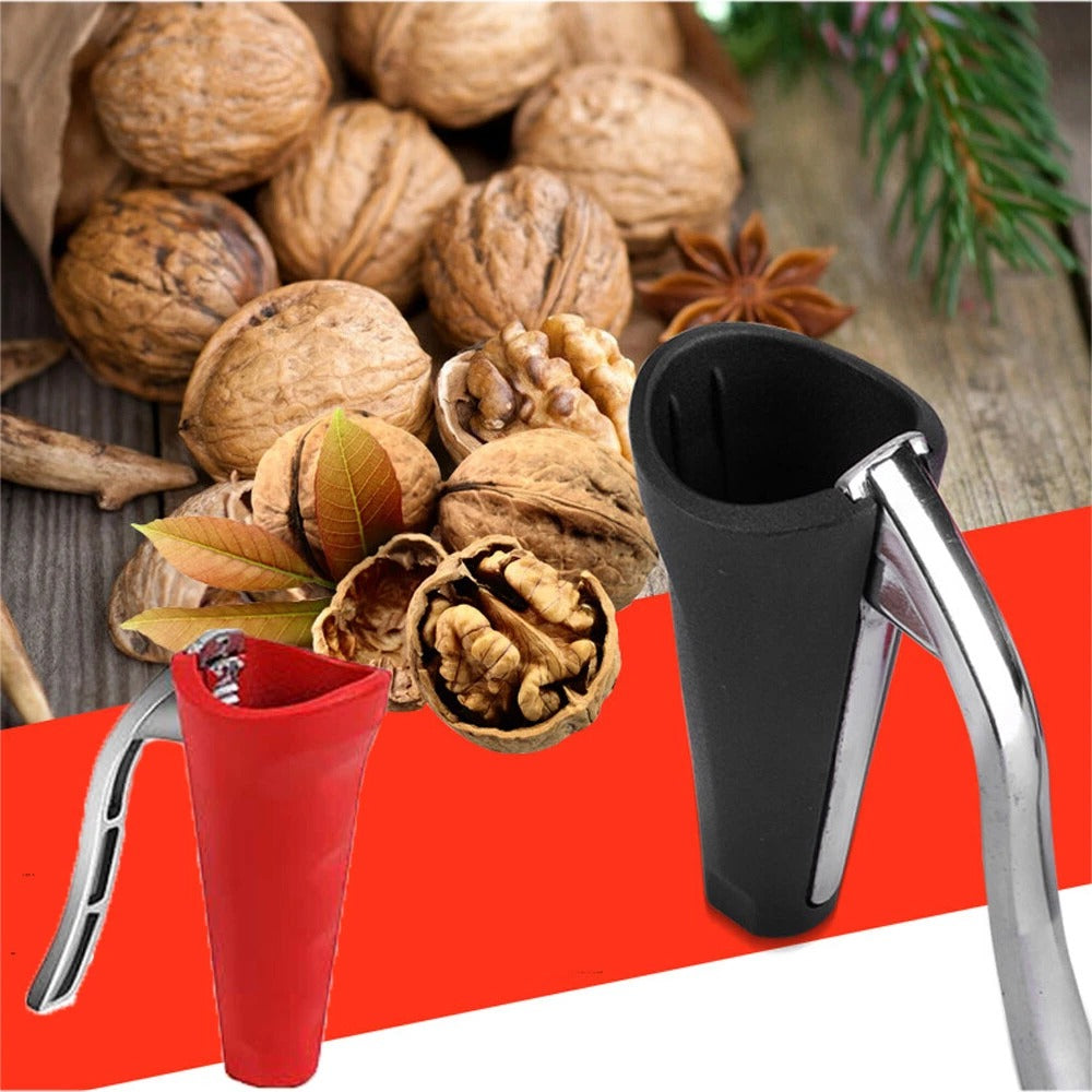 [Hometech] Stainless Steel Nutcracker Tool with Non-Slip Handles