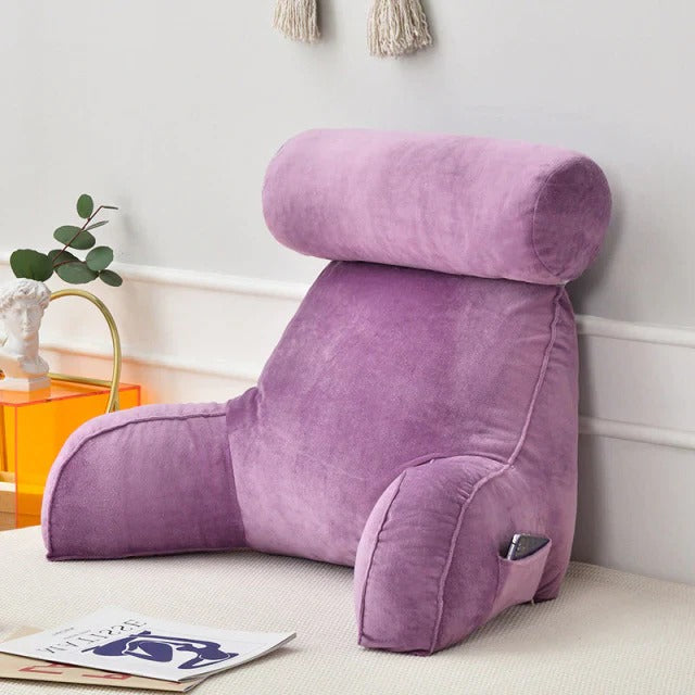 [Hometech] Comfortable Reading Pillow with Armrests for Bed and Sofa