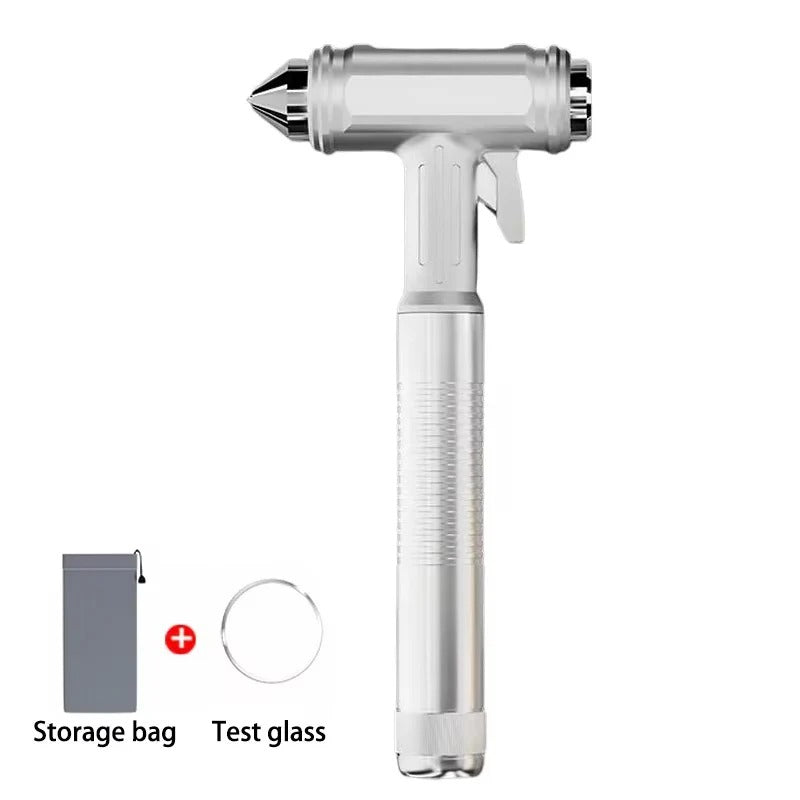 [Hometech] Metal Car Emergency Tool with Window Breaker and Seatbelt Cutter