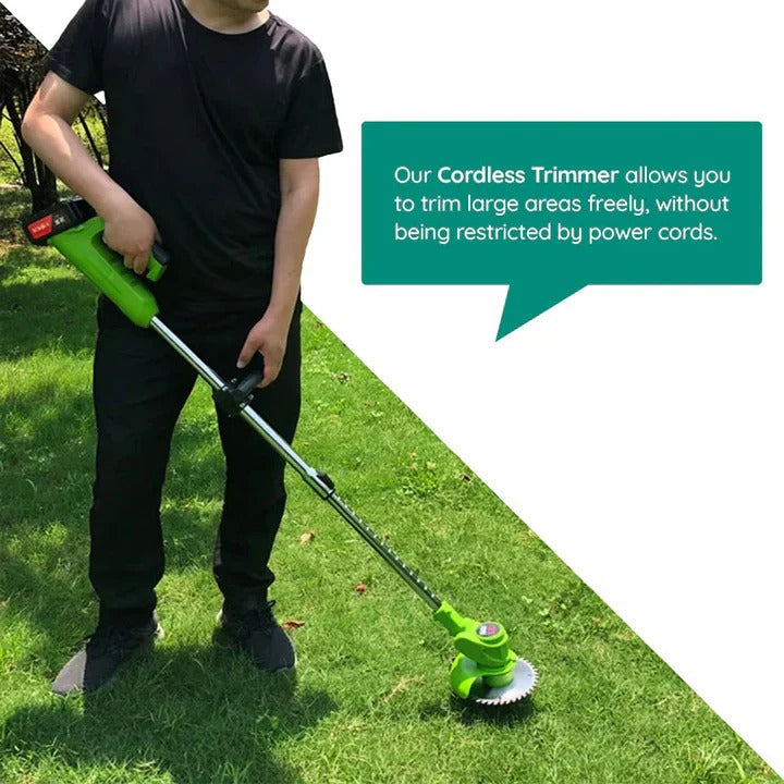 [Hometech] Cordless Electric Grass Trimmer and Lawn Edger