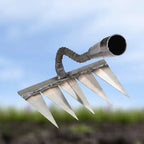 [Hometech] Carbon Steel Garden Weeding Rake, Hand Tool