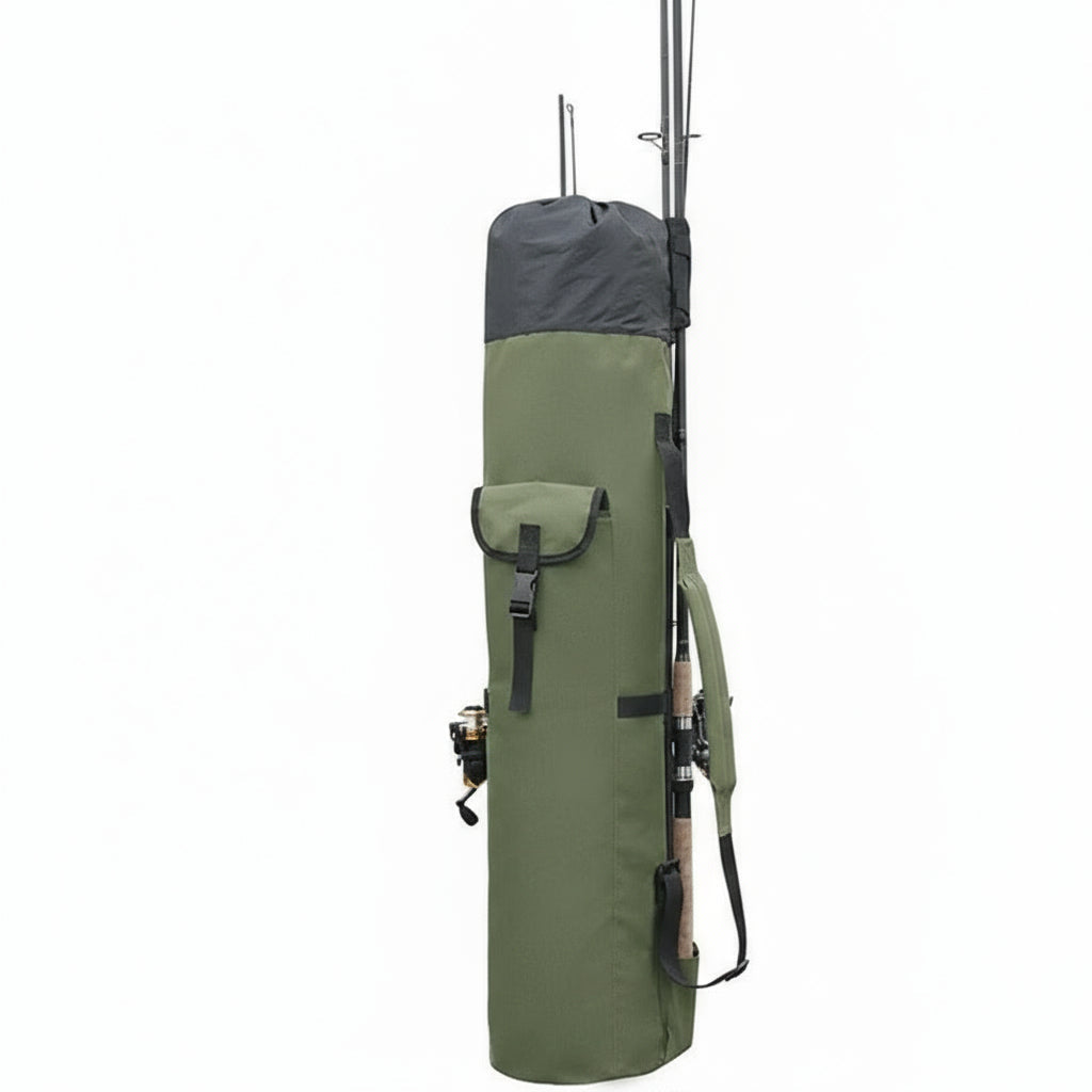 [Hometech] Portable Fishing Gear Bag, Multi-Pocket Rod Storage