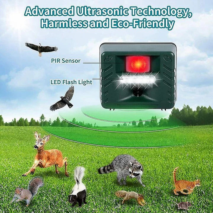 [Hometech] Ultrasonic Pest Control Device for Birds and Woodpeckers