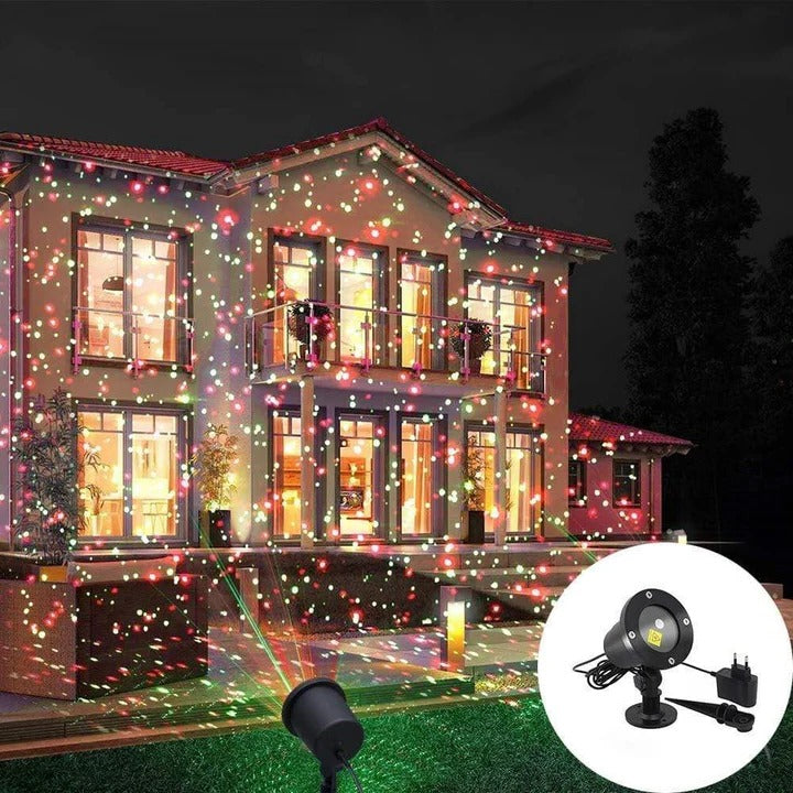 [Hometech] RGB Outdoor Light Projector with Remote Control