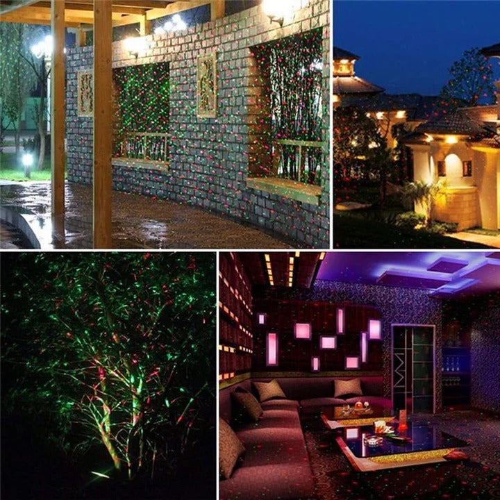 [Hometech] RGB Outdoor Light Projector with Remote Control